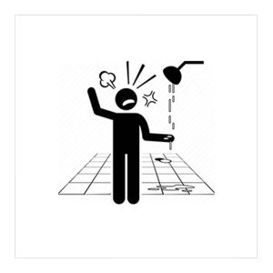 کم بودن فشار اب